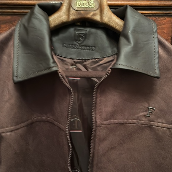 F Collections leather jacket.  New with tags. - Picture 2 of 6